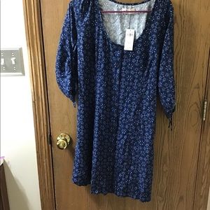 Blue floral Hollister dress